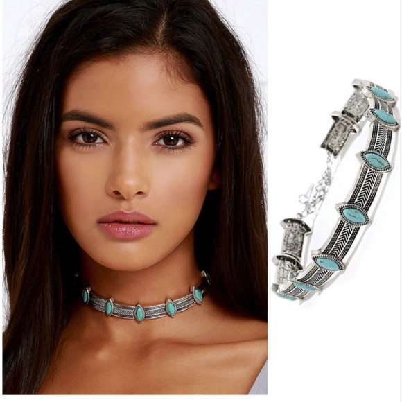 NWT WOMEN'S BOHO CHOCKER NECKLACE - Picture 2 of 3